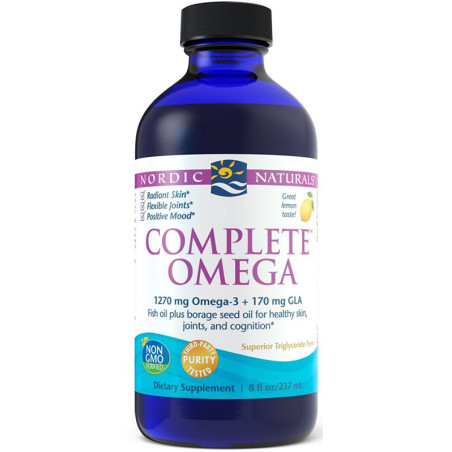 NORDIC NATURALS COMPLETE OMEGA 1270mg -237ml lemon