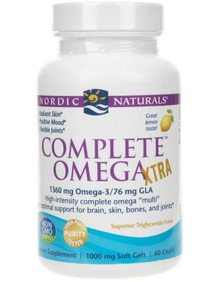 NORDIC NATURALS COMPLETE OMEGA Xtra 1360mg-60softg