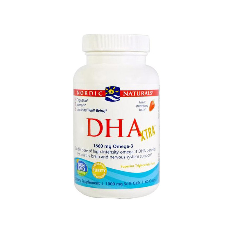 NORDIC NATURALS DHA XTRA 1660mg - 60 softgel STRAW NORDIC NATURALS DHA XTRA 1660mg - 60 softgel STRAW