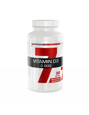 7 NUTRITION VITAMIN D3 2000 - 360 kaps