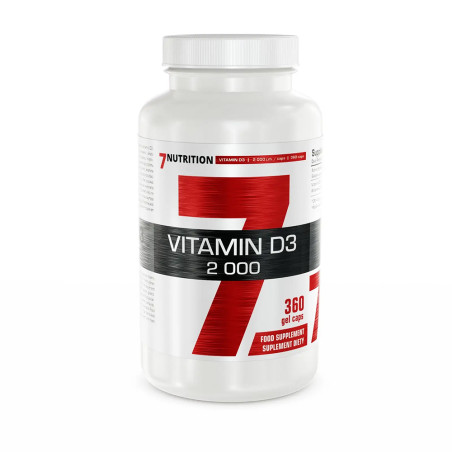 7 NUTRITION VITAMIN D3 2000 - 360 kaps