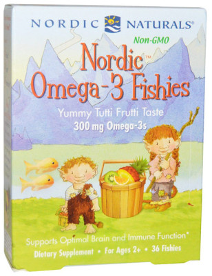 NORDIC NATURALS NORDIC OMEGA-3 FISHIES 300mg-36