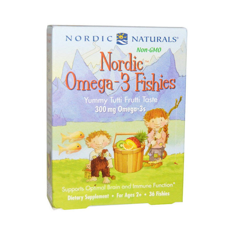 NORDIC NATURALS NORDIC OMEGA-3 FISHIES 300mg-36 NORDIC NATURALS NORDIC OMEGA-3 FISHIES 300mg-36