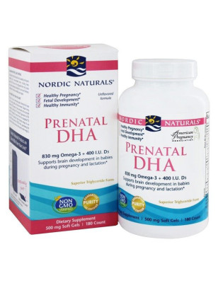 NORDIC NATURALS PRENATAL DHA 830mg - 180 softgel