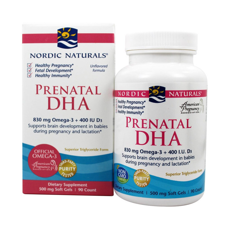 NORDIC NATURALS PRENATAL DHA 830mg-90 softgel NORDIC NATURALS PRENATAL DHA 830mg-90 softgel