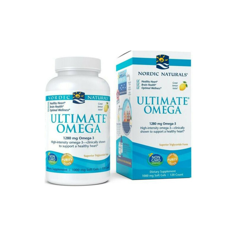 NORDIC NATURALS ULTIMATE OMEGA 1280mg-120 softgel NORDIC NATURALS ULTIMATE OMEGA 1280mg-120 softgel