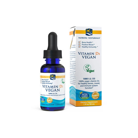 NORDIC NATURALS VITAMIN D3 VEGAN 1000IU - 30ml