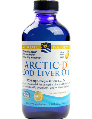 NORDIC NATURALS ARCTIC COD LIVER OIL 237ml lemon