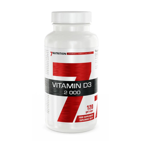 7 NUTRITION VITAMIN D3 2000 - 120kaps