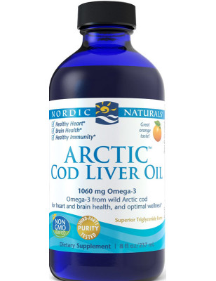 NORDIC NATURALS ARCTIC COD LIVER OIL 237ml lemon