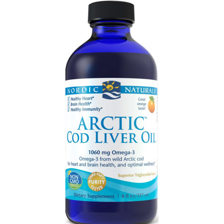 NORDIC NATURALS ARCTIC COD LIVER OIL 237ml lemon