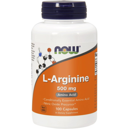 NOW L-ARGININE 100 kap.