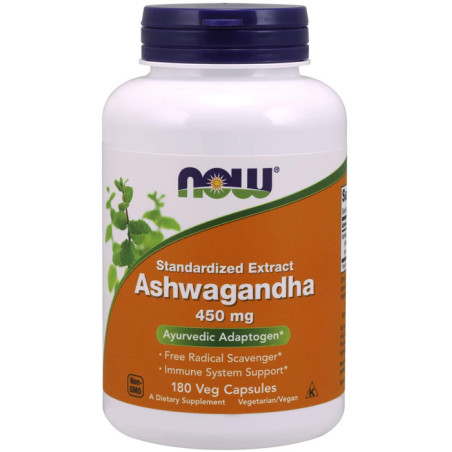 NOW ASHWAGANDHA 450 mg - 180 kaps