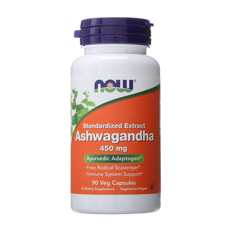 NOW ASHWAGANDHA 450 mg - 90 kaps NOW ASHWAGANDHA 450 mg - 90 kaps