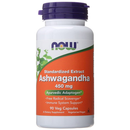 NOW ASHWAGANDHA 450 mg - 90 kaps