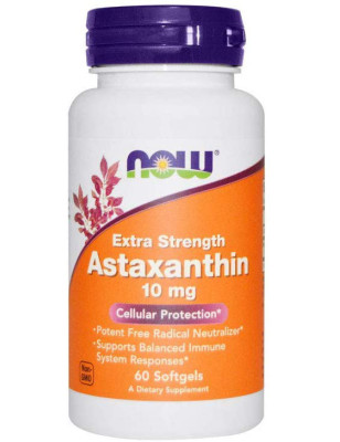 NOW ASTAXANTHIN 10mg - 60 kaps