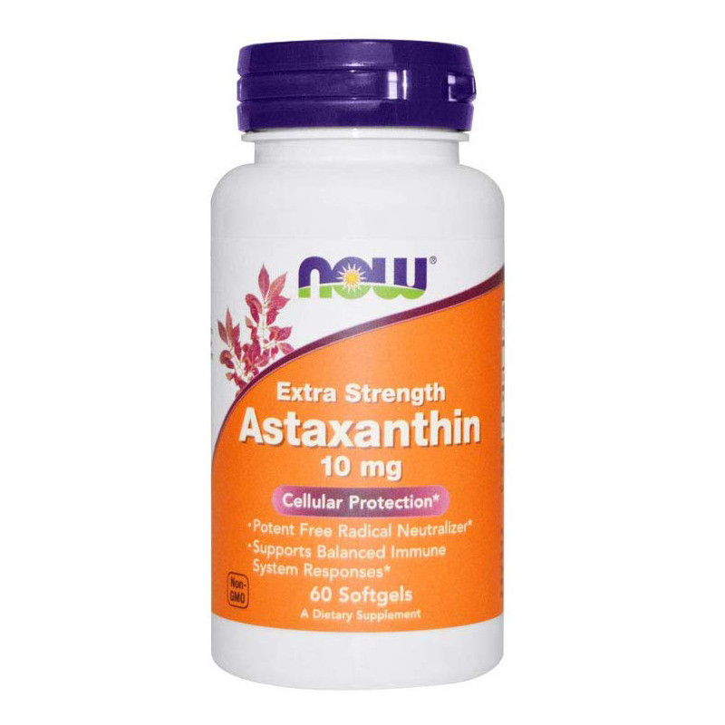 NOW ASTAXANTHIN 10mg - 60 kaps NOW ASTAXANTHIN 10mg - 60 kaps