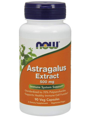 NOW ASTRAGALUS 70% Ext 500mg 90 kaps