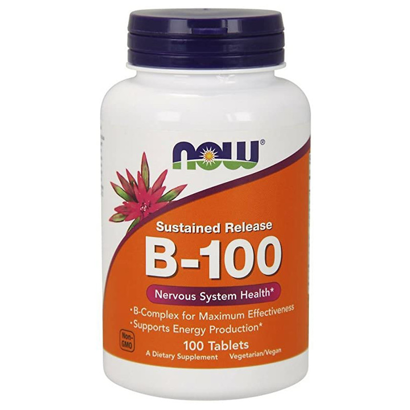 NOW VITAMIN B-100 SUSTAINED RELASE - 100 tab NOW VITAMIN B-100 SUSTAINED RELASE - 100 tab