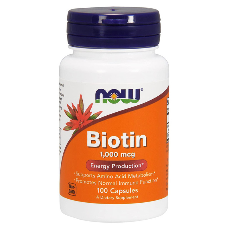 NOW BIOTIN 1000mcg - 100 kaps