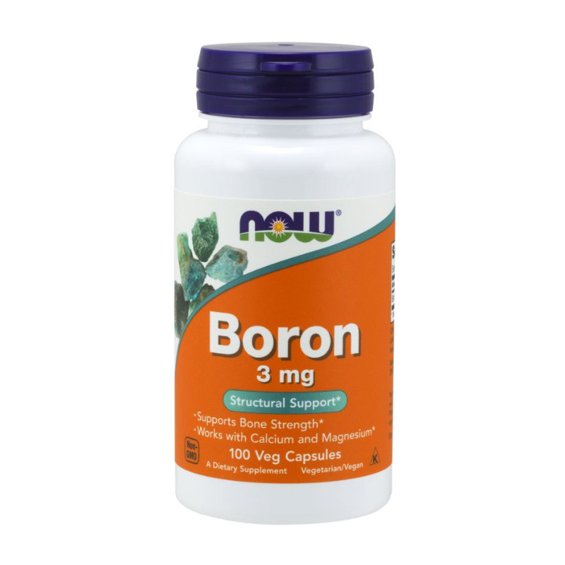 NOW BORON 3mg-100 kaps NOW BORON 3mg-100 kaps