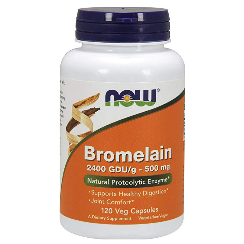 NOW BROMELAIN 500mg/2400 GDU - 120 kaps NOW BROMELAIN 500mg/2400 GDU - 120 kaps