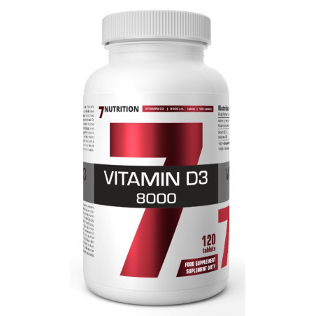 7 NUTRITION VITAMIN D3 8000 - 120tabl