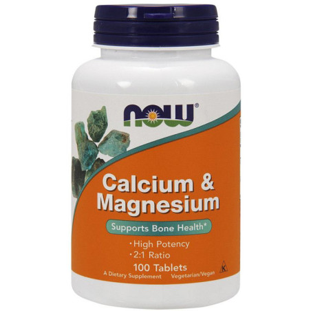 NOW CALCIUM & MAGNESIUM 100 tab.