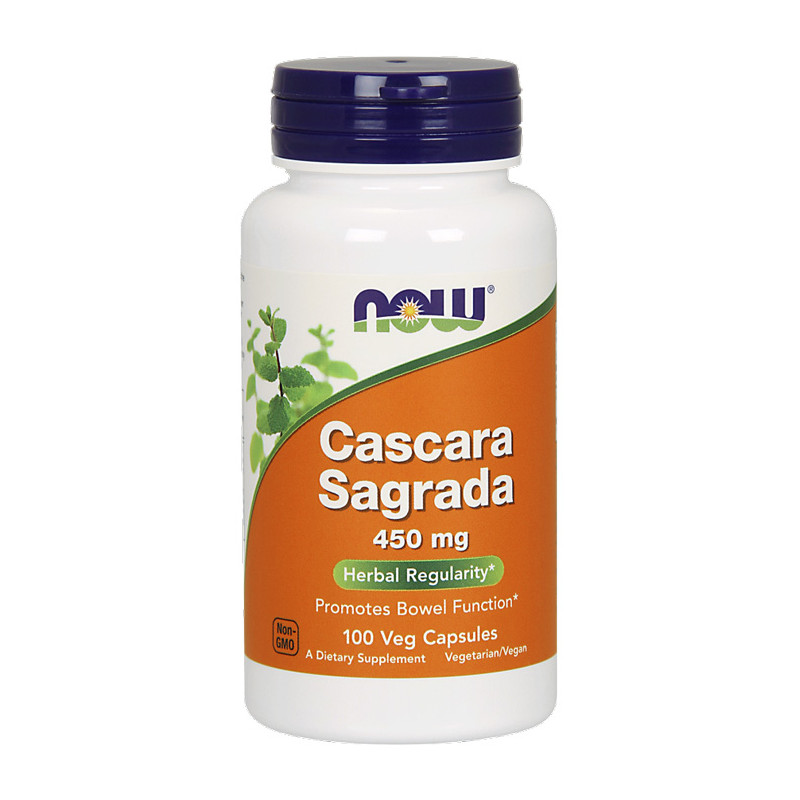 NOW CASCARA SAGRADA 450mg - 100 kaps NOW CASCARA SAGRADA 450mg - 100 kaps