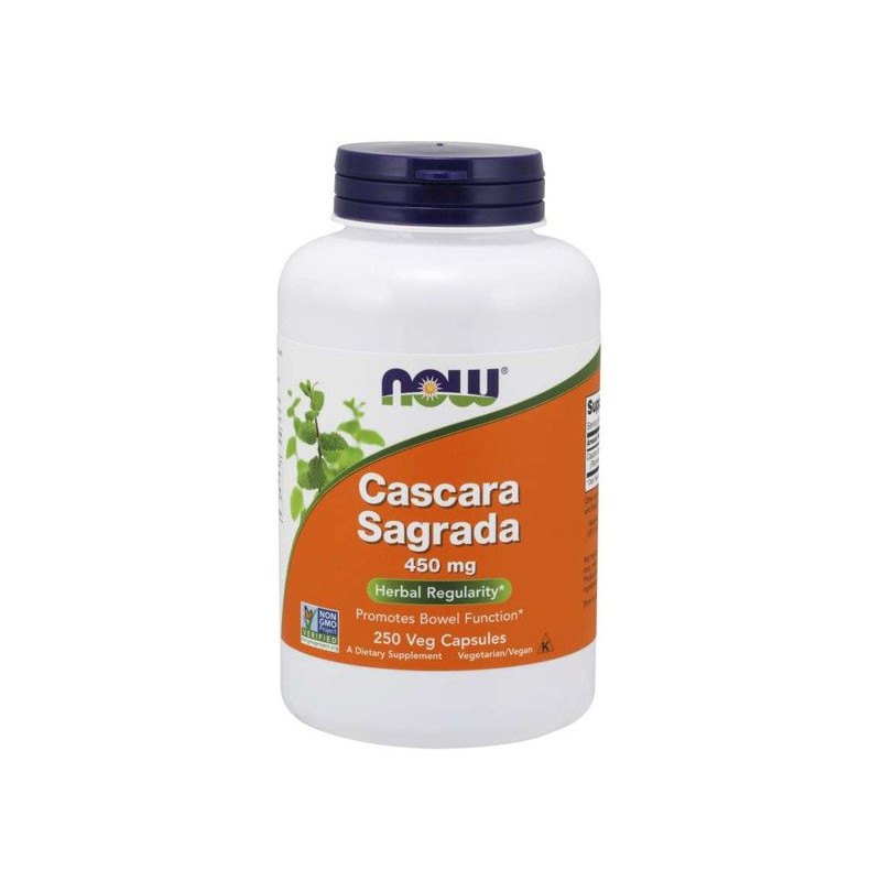 NOW CASCARA SAGRADA 450mg - 250 kaps NOW CASCARA SAGRADA 450mg - 250 kaps