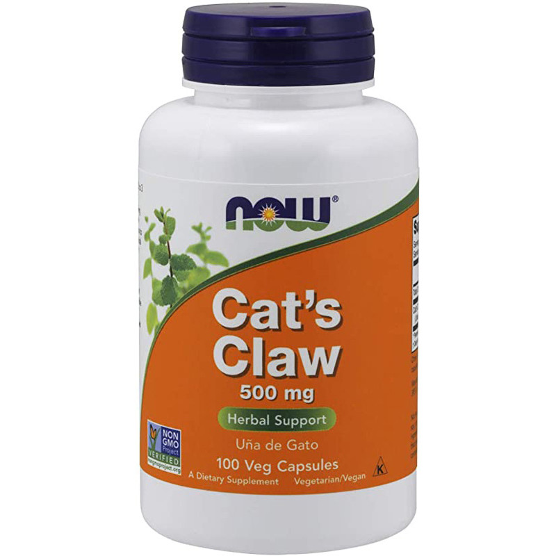 NOW CAT'S CLAW 500mg - 100kaps NOW CAT'S CLAW 500mg - 100kaps