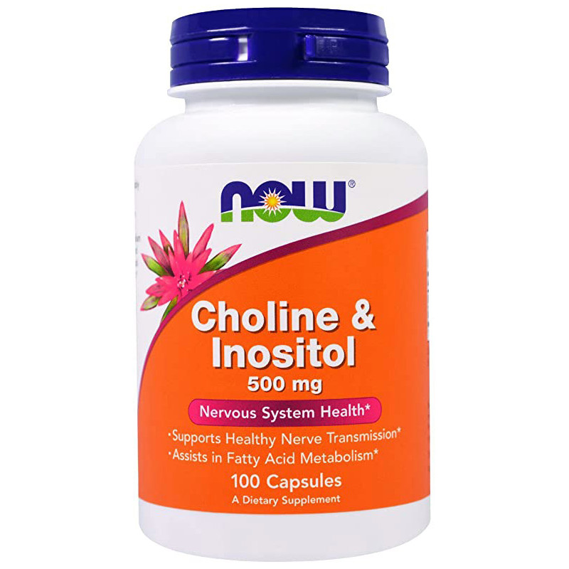 NOW CHOLINE & INOSITOL 500mg - 100 kaps NOW CHOLINE & INOSITOL 500mg - 100 kaps