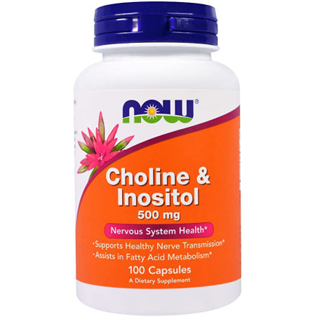 NOW CHOLINE & INOSITOL 500mg - 100 kaps