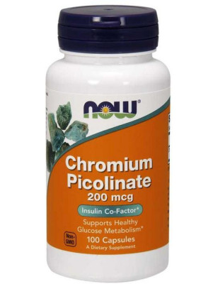 NOW CHROMIUM PICOLINATE 200mcg - 100 kaps