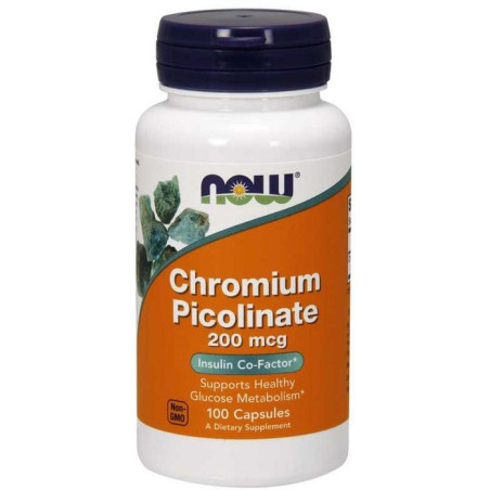 NOW CHROMIUM PICOLINATE 200mcg - 100 kaps
