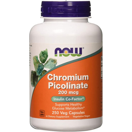 NOW CHROMIUM PICOLINATE 200mcg - 250 kaps