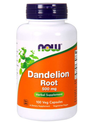 NOW DANDELION ROOT 500mg - 100 kaps