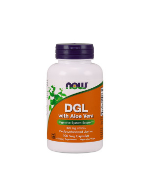 NOW DGL with ALOE VERA - 100kaps