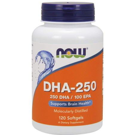 NOW DHA-250 (250dha/125epa) - 120 softgel