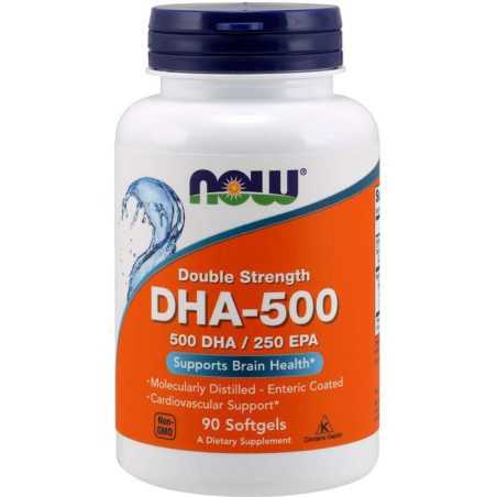 NOW DHA-500 (500dha/250epa) - 90 softgel