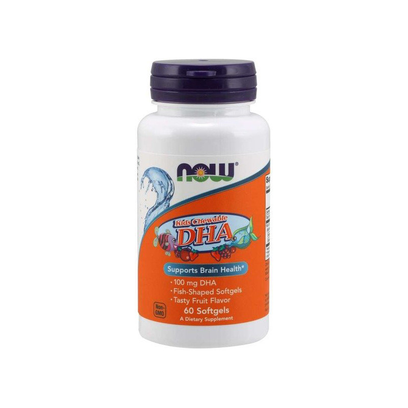 NOW DHA KID'S CHEWABLE 100mg-60softgel NOW DHA KID'S CHEWABLE 100mg-60softgel