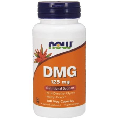 NOW DMG (Dimethylglycyne) 125mg - 100 kaps