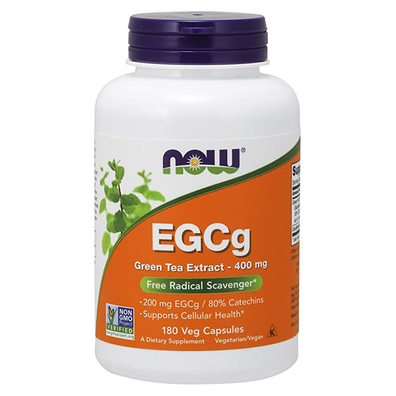 NOW EGCg GREEN TEA EXTRACT 400mg - 180 kaps NOW EGCg GREEN TEA EXTRACT 400mg - 180 kaps