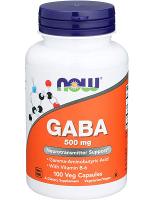 NOW GABA 500mg 100 kaps