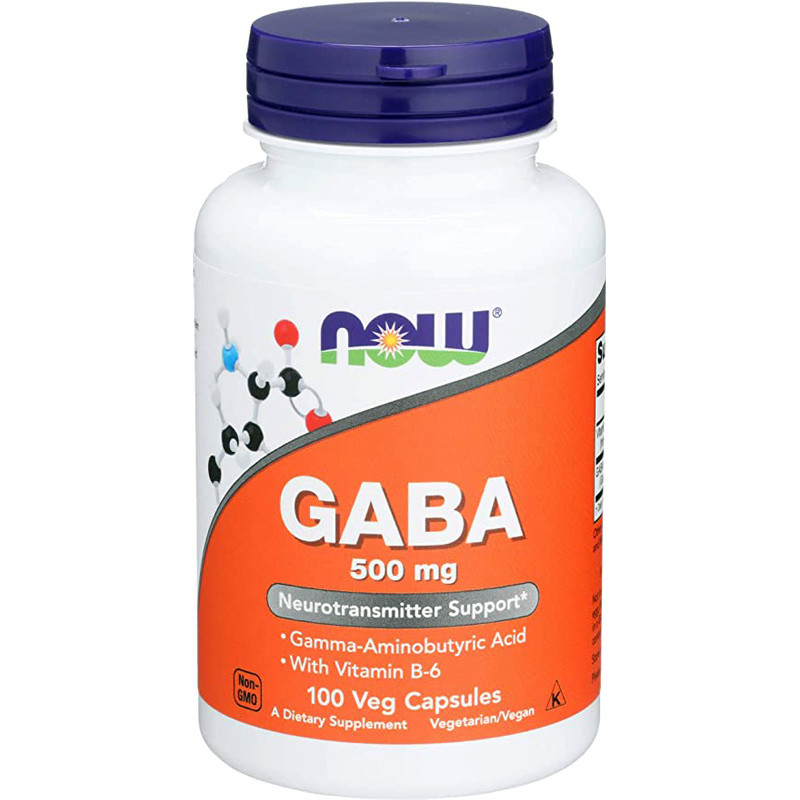 NOW GABA 500mg 100 kaps NOW GABA 500mg 100 kaps