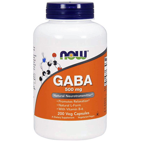 NOW GABA 500mg 200 kaps