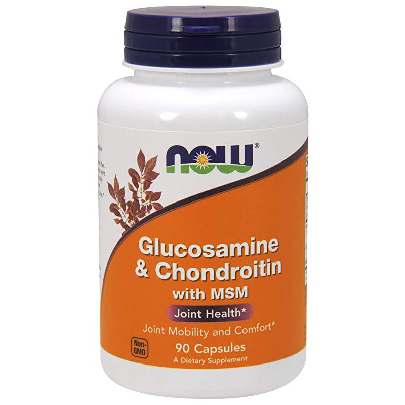 NOW GLUCOSAMIN & CHONDROITIN MSM 90 kaps NOW GLUCOSAMIN & CHONDROITIN MSM 90 kaps