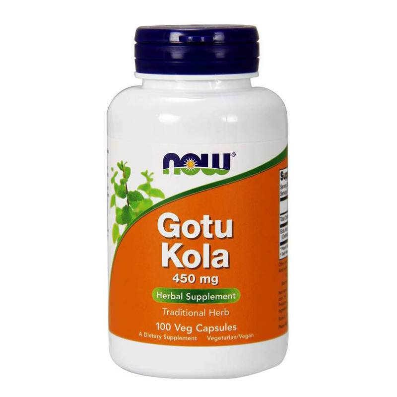 NOW GOTU KOLA 450mg - 100 kaps NOW GOTU KOLA 450mg - 100 kaps