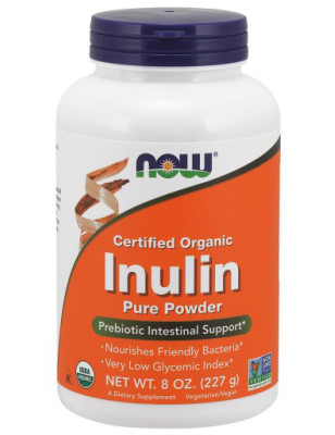 NOW INULIN POWDER ORGANIC 227 g