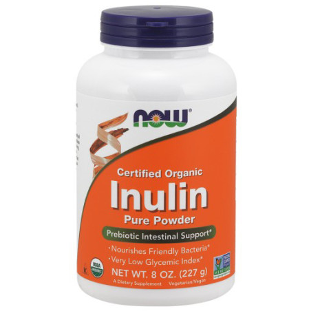 NOW INULIN POWDER ORGANIC 227 g